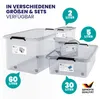 DEUBA® Aufbewahrungsboxen 4 x 30l mit Deckel und Rollen, Produktbild-Vorschau 8