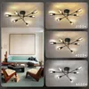 ZMH stropní lampa vintage 6 plamenů industriální obývací Náhled obrázku produktu 7