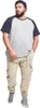 Pánské tričko Urban Classics Raglan Contrast Tee grey/navy Náhled obrázku produktu 6