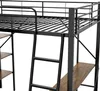 Letto a castello AIORBER, 90x200cm, in acciaio&MDF, con Anteprima dell’immagine prodotto 10