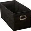 Úložný box, obdélníkový, 15 x 31 x 15 cm, černá barva Náhled obrázku produktu 1