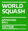 VICTOR SQUASHBALL double- yellow | Squash Ball Produktbild-Vorschau 3