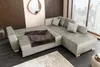 riess-ambiente Ecksofa NORWAY 250cm taupe Vogue Velours Produktbild-Vorschau 4