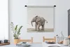 MuchoWow® Wandteppich Wandbehang Baby-Elefant - Tiere - Produktbild-Vorschau 3