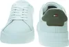 Weiße Herrensneaker mit grünen Kontrastdetails und Produktbild-Vorschau 2