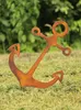 Rost Gartenstecker Anker 53 cm Edelrost Gartendeko maritim Produktbild-Vorschau 2