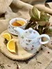 DUO FLORAL Tasse mit Teekanne SAFA New Bone China Porzellan Produktbild-Vorschau 7