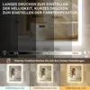 Puluomis koupelnové zrcadlo s osvětlením bez zamlžování Náhled obrázku produktu 2