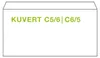 250x ÖKI Kuvert C6/5 114x229mm weiß 80 gr. Haftstreifen Produktbild-Vorschau 2