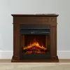 Elektrický krb JEFFERSON Ořech Stojící krb D 89,5 x V 90,5 Náhled obrázku produktu 2
