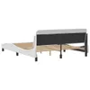 vidaXL Struttura letto "Dover" bianca 160x200 cm in Pelle Anteprima dell’immagine prodotto 6