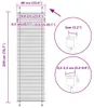 vidaXL Tenda plissettata antracite 60x200 cm larghezza del Anteprima dell’immagine prodotto 7