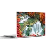 MuchoWow® Laptop Aufkleber Sticker Cover Bäume - Wasserfall Produktbild-Vorschau 1