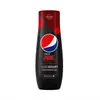 A bottle of Sodastream Pepsi Max Cherry syrup against a white background. Produktbild-Vorschau