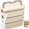 FRADABOX® Bento Lunchbox „Robin“ 2700ml, 3 Etagen mit Produktbild-Vorschau 1