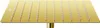 Mexen Slim soffione doccia 25 x 25 cm, oro - 79125-50 Anteprima dell’immagine prodotto 2