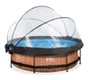 Piscina fuori terra EXIT Wood con struttura in legno, ø300, Anteprima dell’immagine prodotto 10