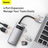 Baseus Metall Glanz USB-C-Hub 4-in-1: 100W Power Delivery, Produktbild-Vorschau 21