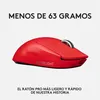 Logitech Pro X Superlight WRLS G Mouse - RED - EWR2-934 - Produktbild-Vorschau 12