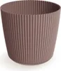 Prosperplast s.r.o. Vaso da fiori MILLY ROUND marsala 23,6 Anteprima dell’immagine prodotto 1