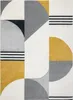 Teppich FUSION 1327 weiß / dunkelgrau / gold - Geometrisch, Produktbild-Vorschau 2