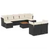 The Living Store 10-tlg. Garten-Sofagarnitur mit Kissen Produktbild-Vorschau 3