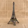 Bronzová hlina Paríž Eiffelova veža postava socha Vintage Náhľad obrázku produktu 4