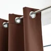 Verdunkelungsvorhang Ösen blickdicht 140x245 hellblau Produktbild-Vorschau 3
