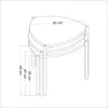 Skye Decor, Lenny - Multicolor, Tables d'appoint, Table Voir les images du produit 7