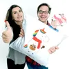 Mr. & Mrs. Panda kissen bedruckt Einhorn Pilz - Weiß - Produktbild-Vorschau 5