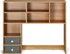 A wooden bookshelf with drawers, shown against a white background. Voir les images du produit