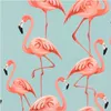 Küchenrückwand Spritzschutz Glas mit Motiv Flamingo Design Produktbild-Vorschau 3