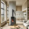 Babas Eco Hybridofen Pellets und Holz Kombiofen Kaminofen 8 Produktbild-Vorschau 5