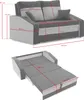 Schlafsofa mit Bettkasten, Sofa HEWLET PLUS mit Produktbild-Vorschau 7