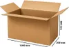 A large, open cardboard box with dimensions indicated by text overlays. Podgląd zdjęcia produktu