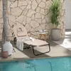GOPLUS Sonnenliege klappbar, Gartenliege mit Gesichtsloch & Produktbild-Vorschau 2