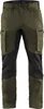 A pair of green and black cargo pants shown front-on against a white background. Produktbild-Vorschau