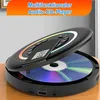 Tragbarer CD-Player mit Lautsprecher, wiederaufladbar, AUX Produktbild-Vorschau 6
