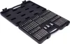 A black case containing a set of Torx bits and adapters. Produktbild-Vorschau