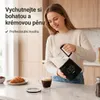 Elektrický pěnový mlékař Olvy ze skla, 4 v 1, 500 W, s Náhled obrázku produktu 2