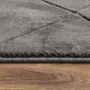 Teppich Wohnzimmer Schlafzimmer Kurzflor Boho Skandi Raute Produktbild-Vorschau 3