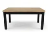 Rechteckiger massiver Tisch 80x140 ausziehbar auf 180 cm Produktbild-Vorschau 4