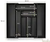 budu Besteckkasten #50 (Tiefe 50cm) aus Bambus - Schwarz - Produktbild-Vorschau 8
