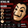 Maschera House of Money - Unisex - Salvador Dali - Maschera Anteprima dell’immagine prodotto 6