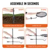 VEVOR Drehspieß Schwenkgrill Stahl 360 x 360 mm, Produktbild-Vorschau 5