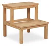 Relaxdays Stolička s dvoma schodíkmi, bambus, max. 100 kg, Náhľad obrázku produktu 10