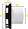 Ventilatore da bagno WINDY 100 H+T NERO Anteprima dell’immagine prodotto 16