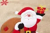 Weihnachts-Jute-Geschenkbeutel mit Kordelzug – bestickter Produktbild-Vorschau 7