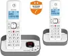 Bezdrátový pevný telefon ALCATEL F860 voice duo grey, Náhled obrázku produktu 1