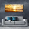 Glasbilder 125x50 Wandbild Druck auf Glas Meer Sonne Produktbild-Vorschau 3